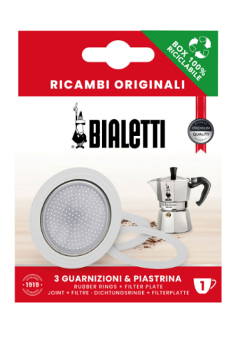Bialetti - Replacement Gaskets and Filter- 1 Cup