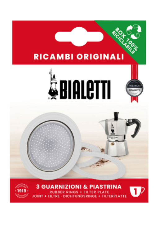 Bialetti - Replacement Gaskets and Filter- 1 Cup