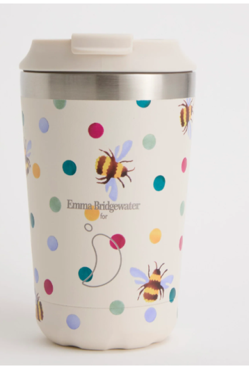 Chilly's Coffee Cup 340ml Emma Bridgewater - Polka Dots & Bees 