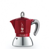 Bialetti 6944 Moka Induction 4 Cup Edition Red