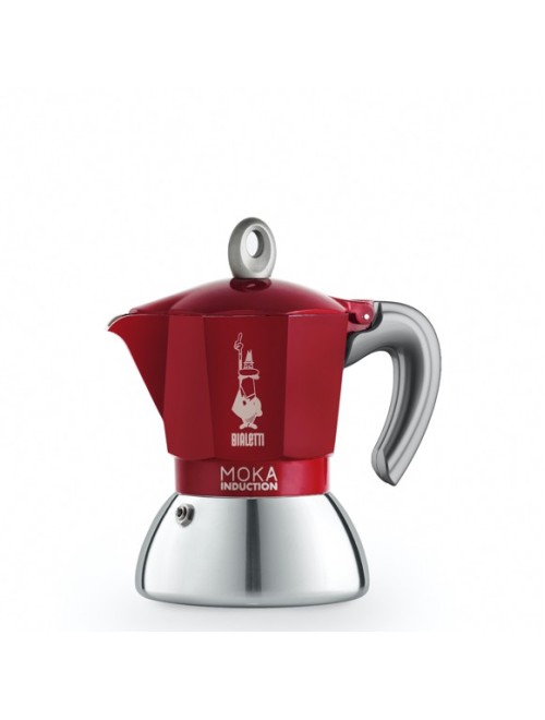 Bialetti 6944 Moka Induction 4 Cup Edition Red