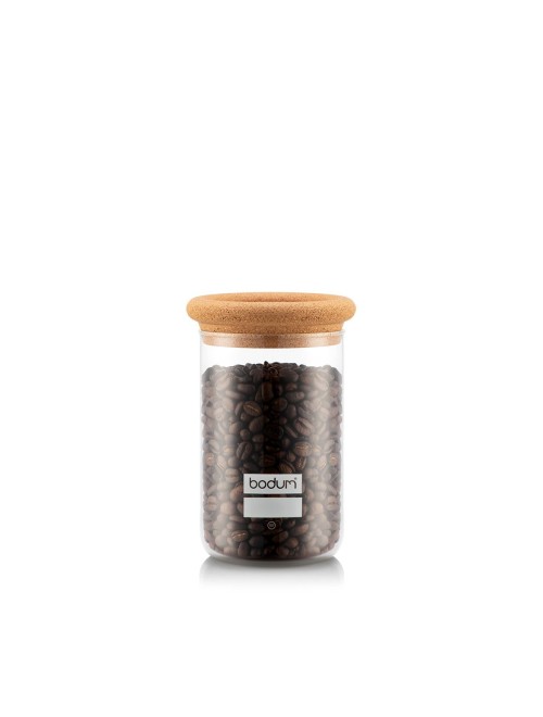 Bodum Coffee Storage jar with cork lid, 0.6 l,