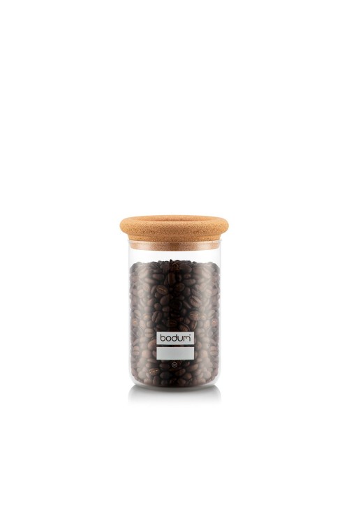 Bodum Coffee Storage jar with cork lid, 0.6 l,