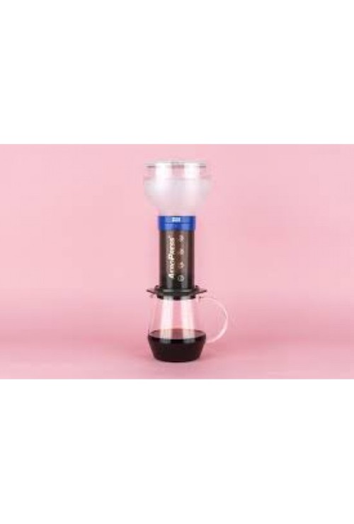 PuckPuck AeroPress cold brew drip system.