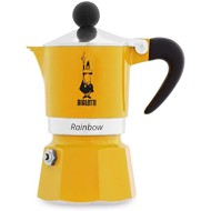 Bialetti Rainbow 1 cup Moka Pot Yellow