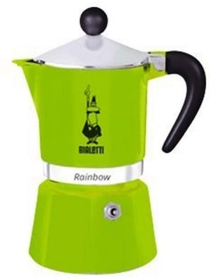 Bialetti Moka Pot 3 Cup Green