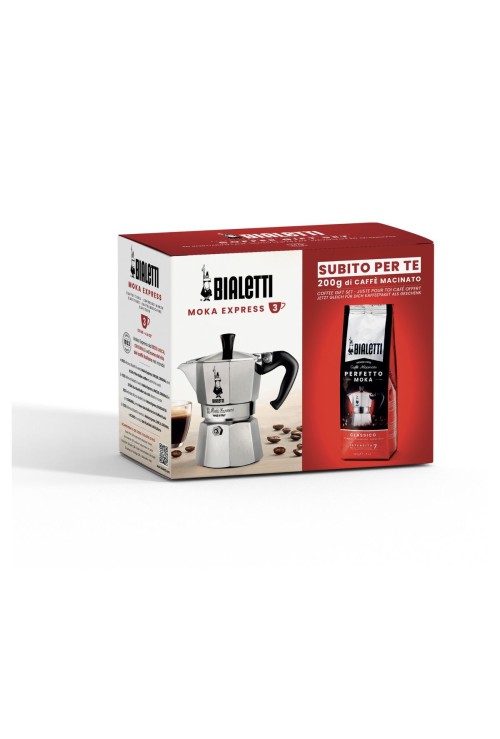 Bialetti Moka Pot 6 cup & Classico Coffee Set Bialetti Moka Pot 6 cup & Classico Coffee Set