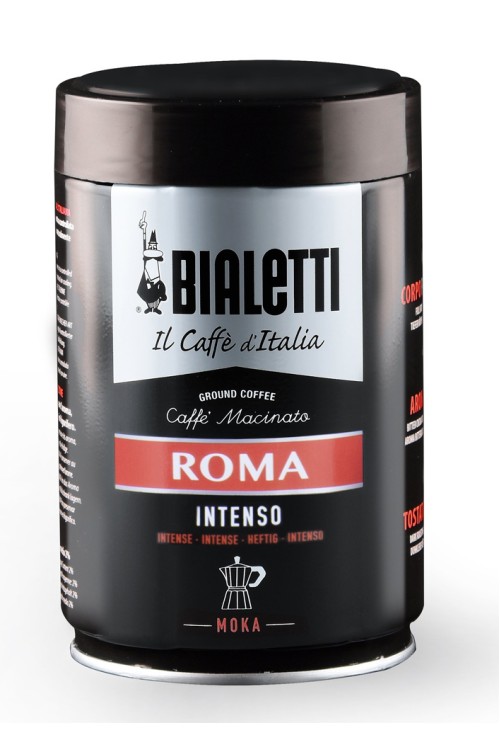 Bialetti Ground Coffee 250g Tin Roma Bialetti Ground Coffee 250g Tin Roma