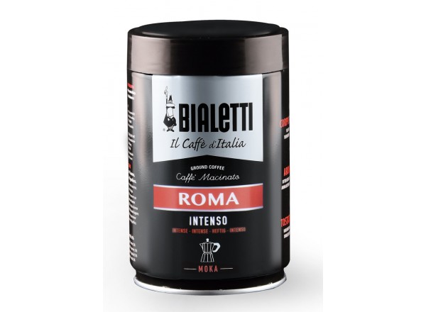 Bialetti Ground Coffee 250g Tin Roma Bialetti Ground Coffee 250g Tin Roma