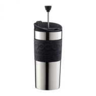 Bodum TRAVEL PRESS Vacuum  stainless steel,12 oz Black