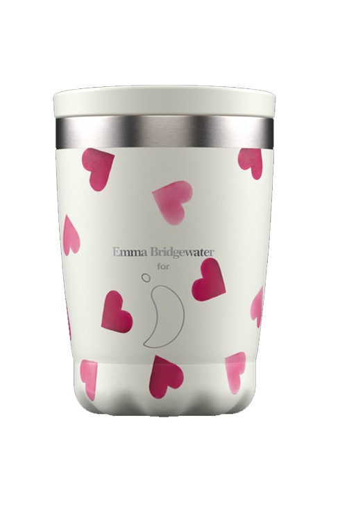 Chilly's 340ML Coffee Cup Emma Bridgewater Hearts 340ml