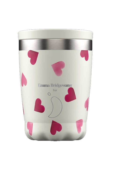 Chilly's 340ML Coffee Cup Emma Bridgewater Hearts 340ml Chilly's 340ML Coffee Cup Emma Bridgewater Hearts 340ml