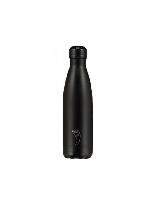 Chilly's Bottle Mono All Black 500ml Stainless Steel Chilly's Bottle Mono All Black 500ml Stainless Steel