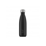 Chilly's Bottle Mono Black 500ml  Stainless Steel