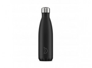 Chilly's Bottle Mono Black 500ml  Stainless Steel