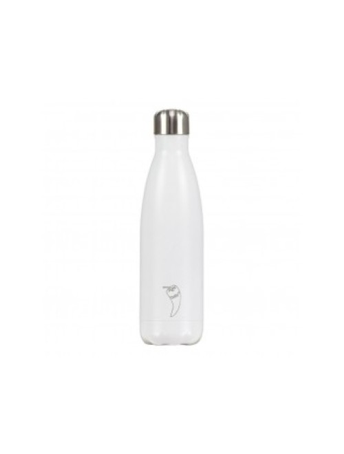 Chilly's Bottle Mono White 500ml stainless Steel Chilly's Bottle Mono White 500ml stainless Steel