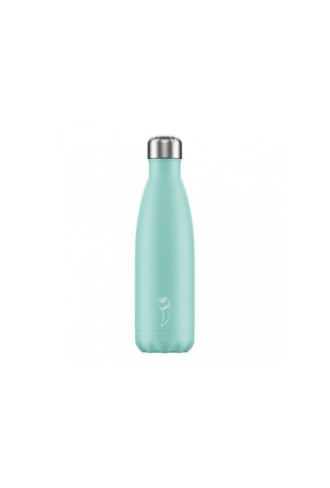 Chilly's Bottle Pastel Green 500ml Stainless steel