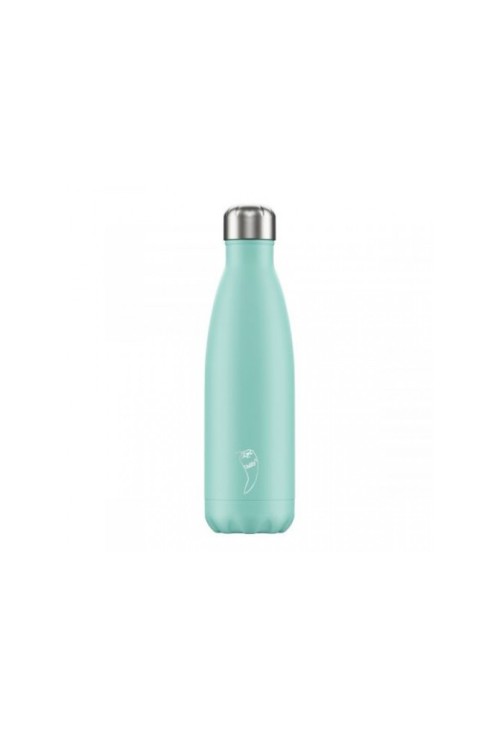 Chilly's Bottle Pastel Green 500ml Stainless steel