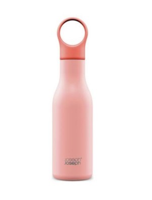 Joseph joseph Loop500ml Stainless-steel Vacuum Insulated Water Bottle Coral