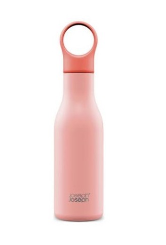 Joseph joseph Loop500ml Stainless-steel Vacuum Insulated Water Bottle Coral