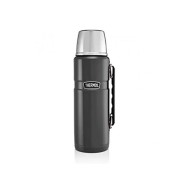 Thermos King Flask Stainless Steel Gunmetal 1.2L