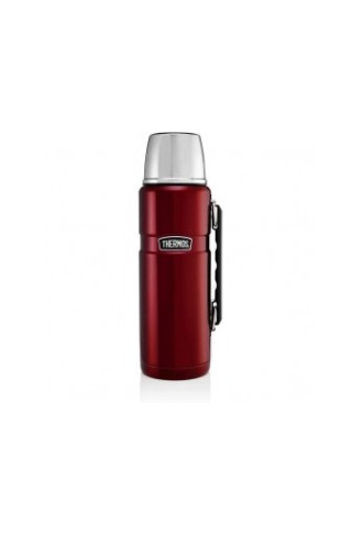 Thermos King Flask Stainless Steel Red 1.2L