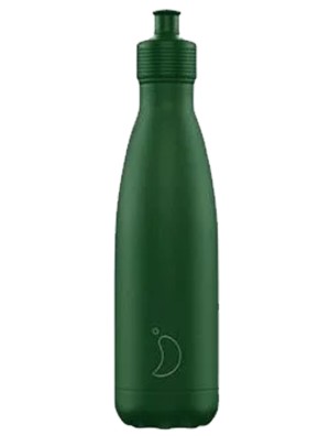 Chilly's Bottle 500Ml Sports Bottle Matte Green 