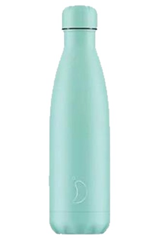 Chilly's Bottle Pastel All Green 500ml Stainless steel