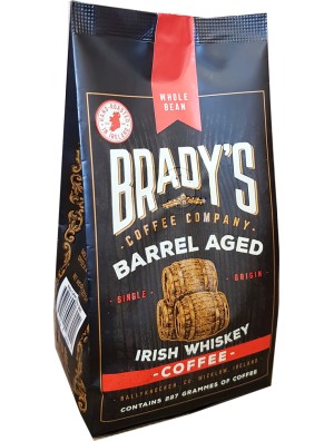 Brady's Coffee Barrel Aged Irish Whiskey Coffee 227g Whole Bean