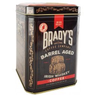 Brady's Coffee Barrel Aged Irish Whiskey Coffee 227g Ground Coffee Tin