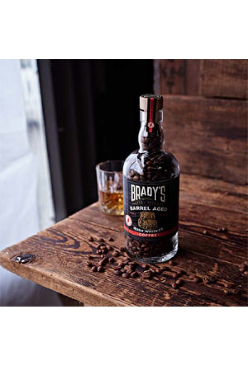 Brady's Coffee Barrel Aged Irish Whiskey Coffee In A Bottle 180g