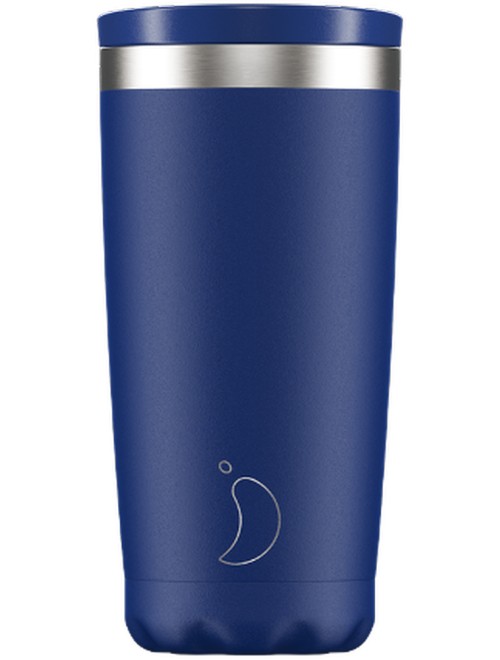 Chilly's 500ml Coffee Cup Matt Blue Chilly's 500ml Coffee Cup Matt Blue