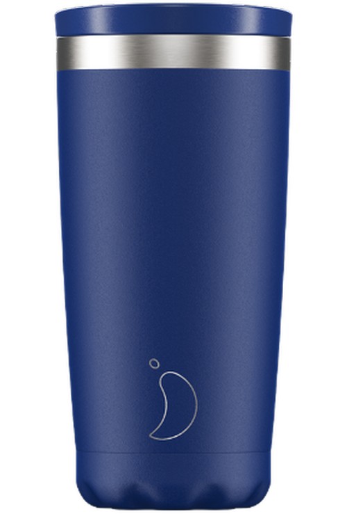 Chilly's 500ml Coffee Cup Matt Blue Chilly's 500ml Coffee Cup Matt Blue