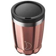 Chilly's Coffee Cup 340ml Chrome Rose Gold
