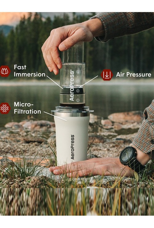 AeroPress - Go Plus Travel System Cream AeroPress - Go Plus Travel System Cream