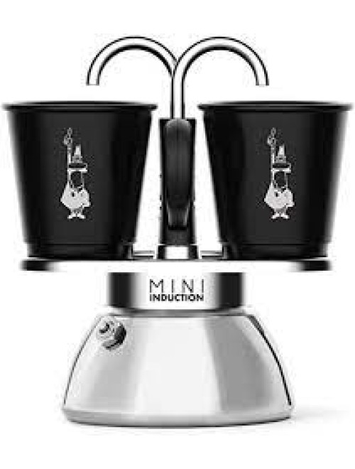 Bialetti Mini Express 2 Cup Induction Black Incl 2 Cups Bialetti Mini Express 2 Cup Induction Black Incl 2 Cups