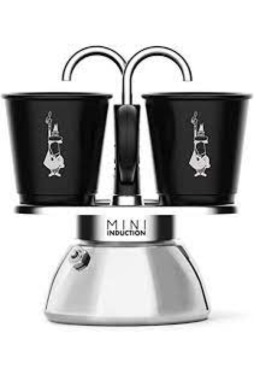 Bialetti Mini Express 2 Cup Induction Black Incl 2 Cups 