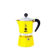 Bialetti Rainbow 3 cup Moka Pot Yellow