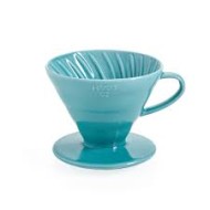 Hario V60 Ceramic Coffee Dripper Turquoise - Size 02