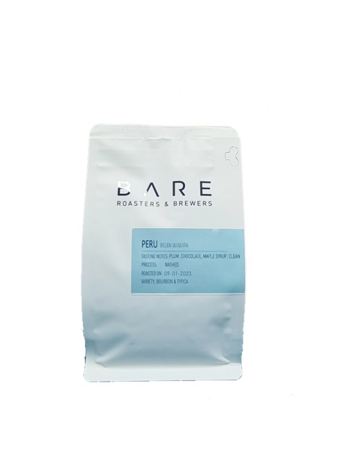 Bare Coffee Roasters Peru Belen Quiquuira 250g Bare Coffee Roasters Peru Belen Quiquuira 250g