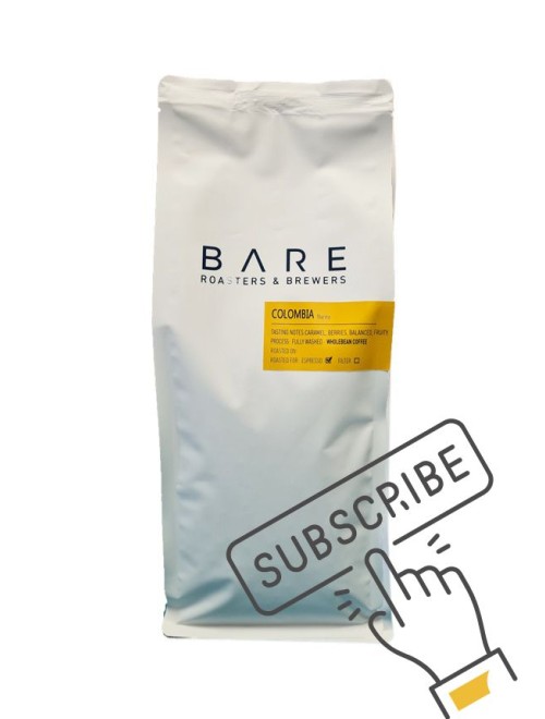 Bare Coffee Roasters Colombia Narino: La Cristalina 1KG Subscription