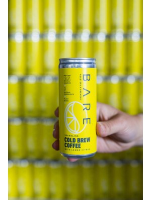 Bare Sparkling Cold Brew Coffee With A Lemon Citrus Twist 250ml 24pack