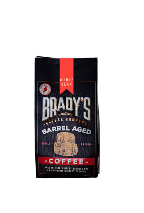 Brady's Coffee Barrel Aged Irish Whiskey Coffee 227g Whole Bean