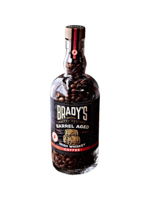 Brady's Coffee Barrel Aged Irish Whiskey Coffee In A Bottle 180g