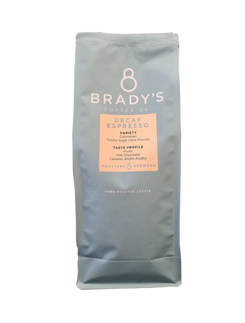 Brady's Coffee Decaf Colombian  1KG bag 