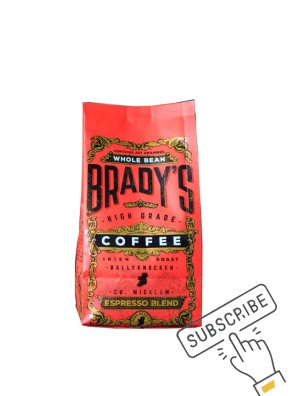 Brady's Coffee Espresso Blend Whole Bean Coffee Subscription