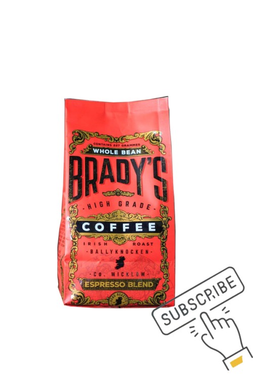 Brady's Coffee Espresso Blend Whole Bean Coffee Subscription