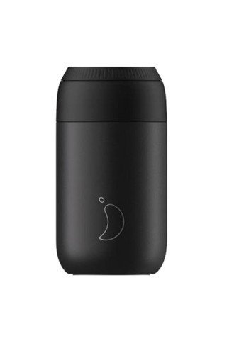 Chilly's 340ml  Coffee Cup Black