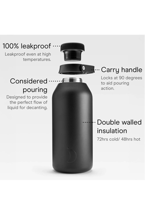 Chilly's Bottle Big Mouth Series 2 - Abyss Black