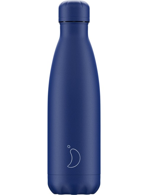 Chilly's Bottle Matte All Blue 500ml Chilly's Bottle Matte All Blue 500ml